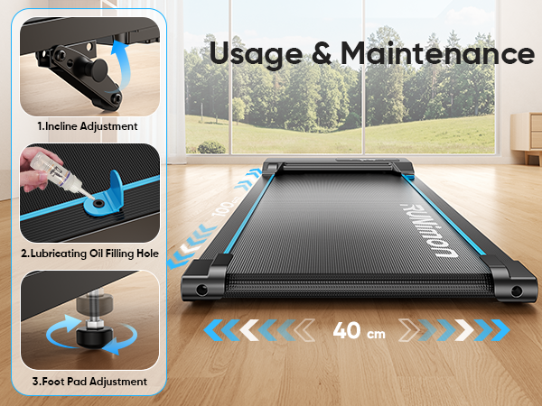 Walking Pad mit Steigung 9%, 5-IN-1 Walking Pad Laufband Schreibtisch, Laufband für Zuhause klein Mit 2,75PS bürstenlosem Motor,LED-Anzeige & APP, Fernbedienung, 8KM/H,130KG Marke: RUNIMON