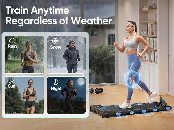 Walking Pad mit Steigung 9%, 5-IN-1 Walking Pad Laufband Schreibtisch, Laufband für Zuhause klein Mit 2,75PS bürstenlosem Motor,LED-Anzeige & APP, Fernbedienung, 8KM/H,130KG Marke: RUNIMON