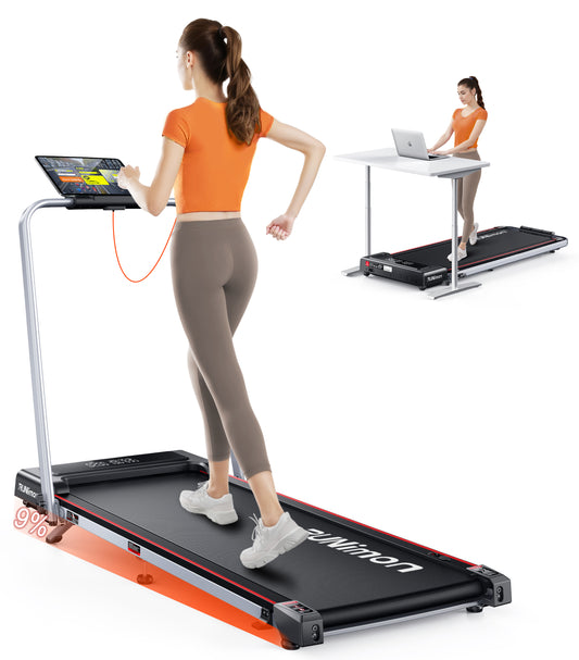 6 in 1 Folding Treadmill with 9% Incline, RUNIMON Walking Pad Treadmills for Home Foldable, 2.5HP Under Desk Running Pad Walk Pads Treadmill 1-12KM/H with LED Display, Magnetic Remote&APP Control was not as described on detail page